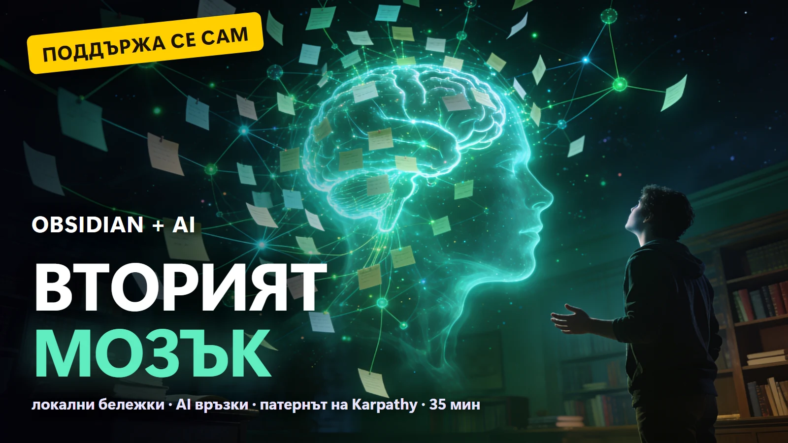 Obsidian + AI - вторият мозък, който се поддържа сам